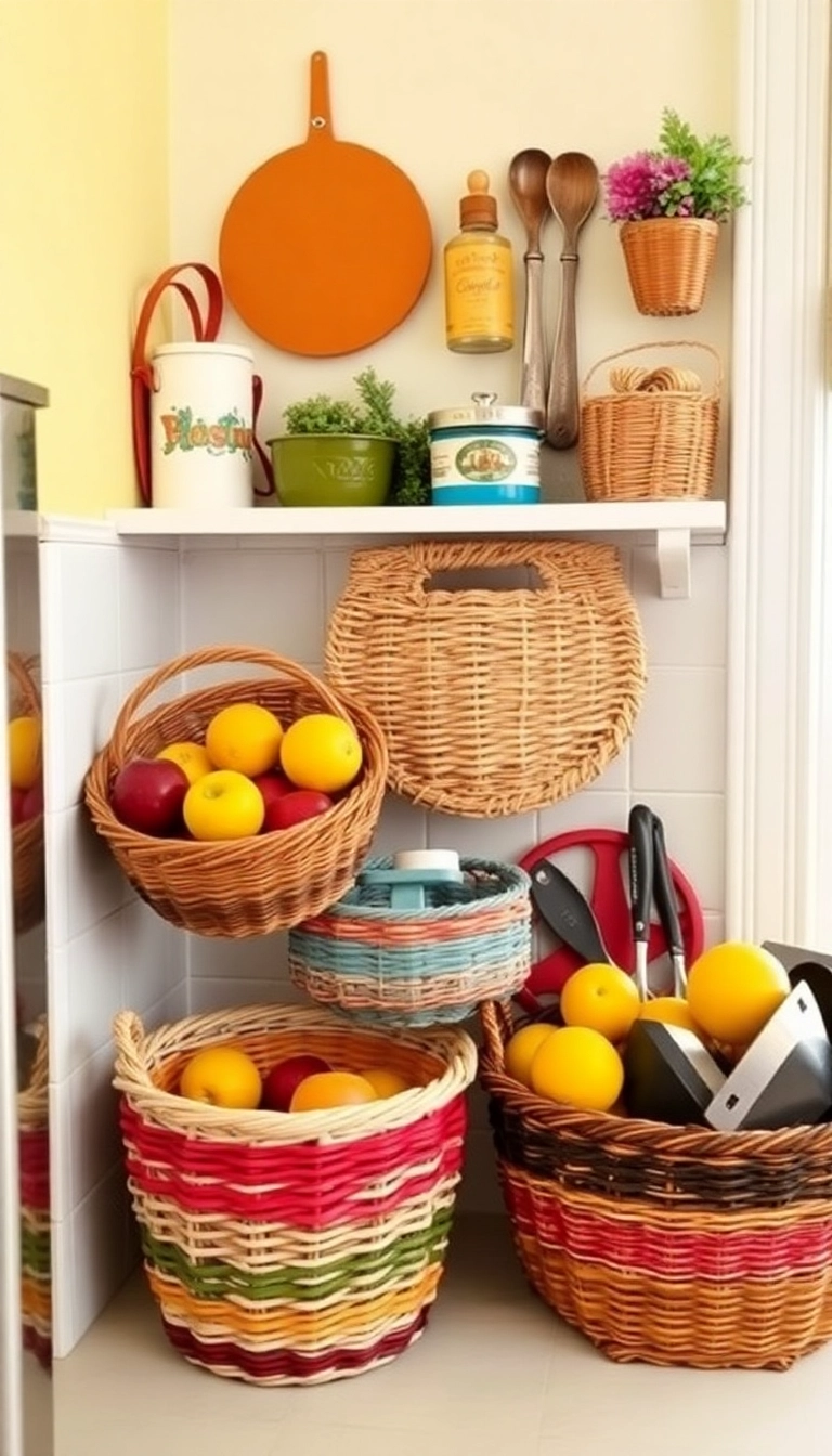 8. Charming Baskets for Storage