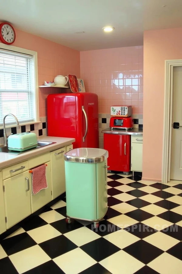 1950s Inspired Retro Kitchen Elements