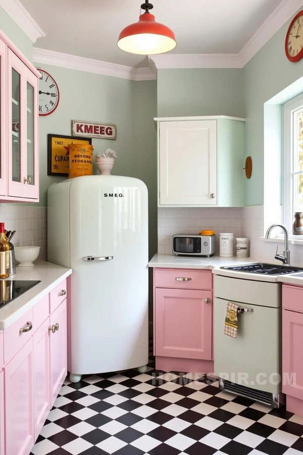 50s Inspired Chic Kitchen Design