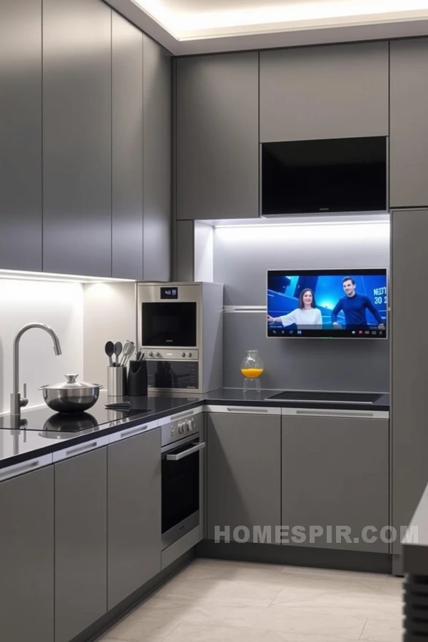 Advanced Technology in Chic Kitchen