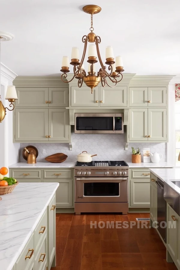 Antique Accents for Classic Colonial Kitchen