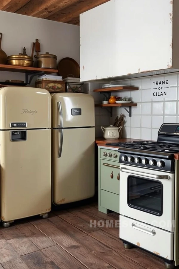 Antique Brass and Wood Flooring