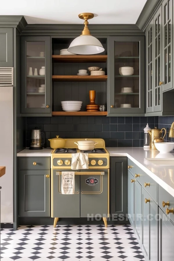 Antique Brass in Modern Kitchen Aesthetic