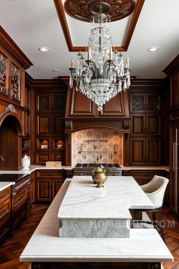 Artful Elements in Elegant Artisan Kitchen