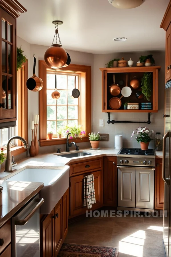 Artisan Kitchen Bliss with Copper Accents