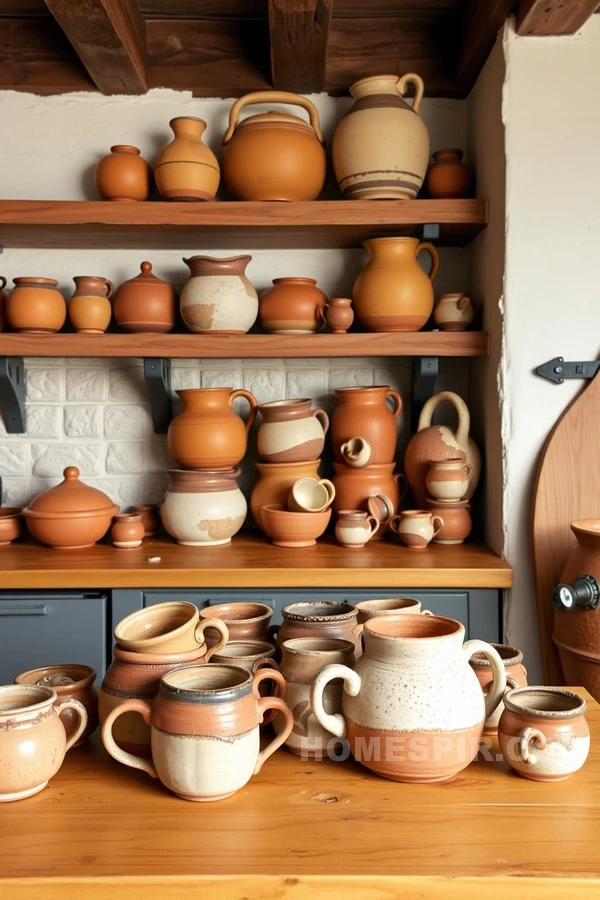 Artisanal Touches with Clay and Ceramics Rustic Decor