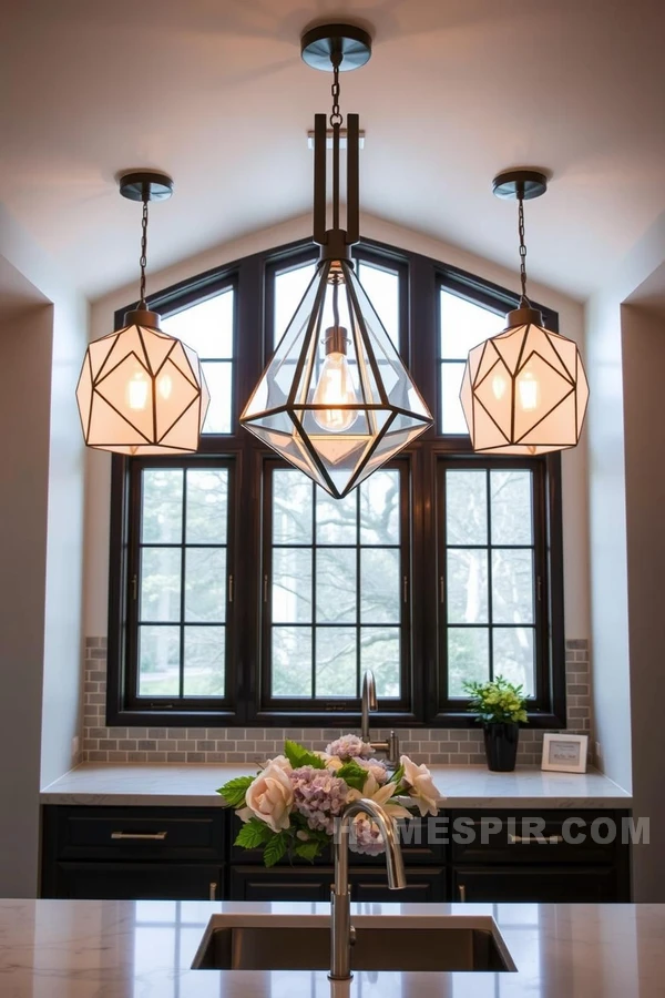 Artistic Geometric Light Fixtures