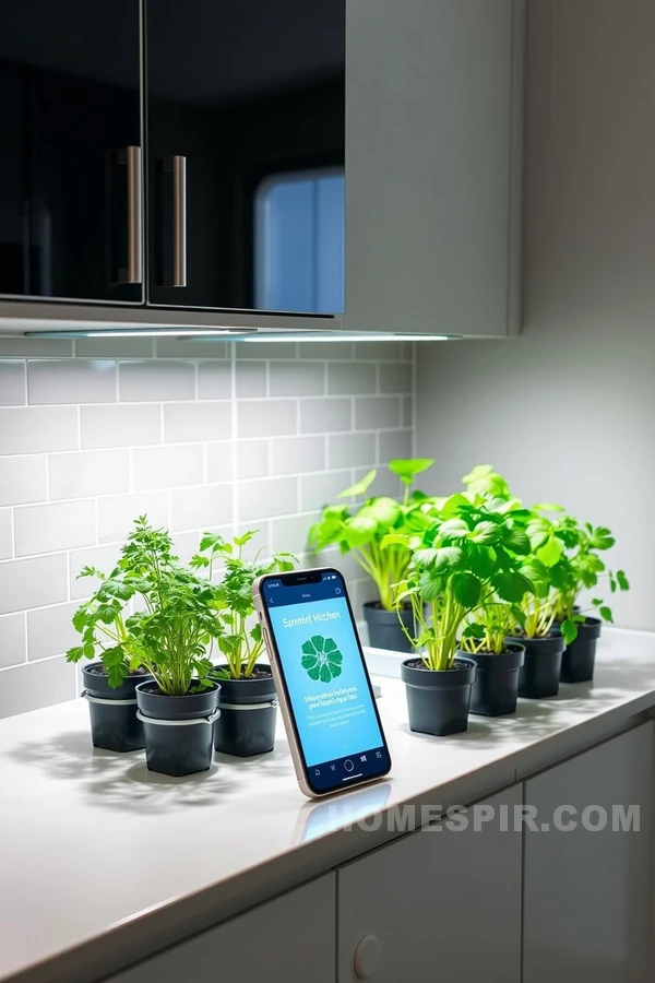 Automated Herb Gardens with Smart App Control