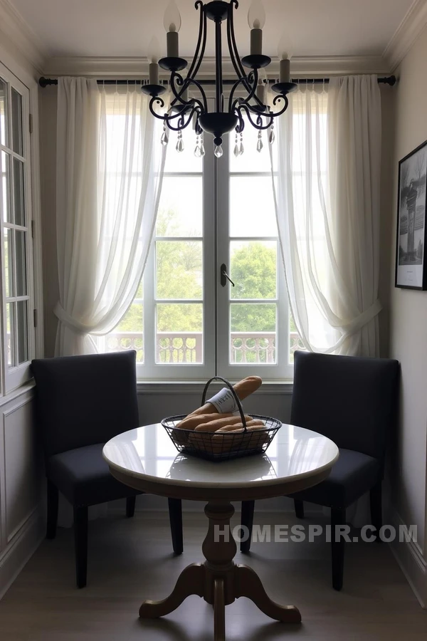 Baguette and Croissants in Parisian Style