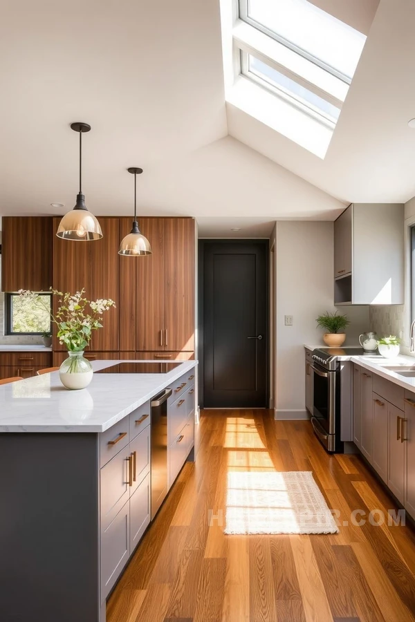 Balanced Lighting in Zen Kitchen Design