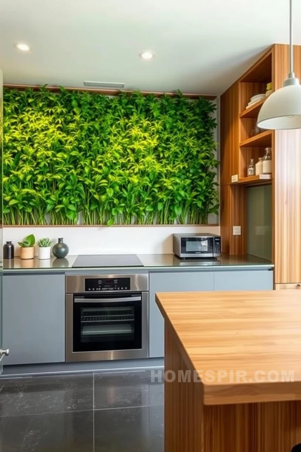 Bamboo and Glass in Modern Kitchen Aesthetics