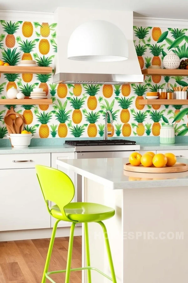 Banana Leaf Wallpaper Kitchen Refresh