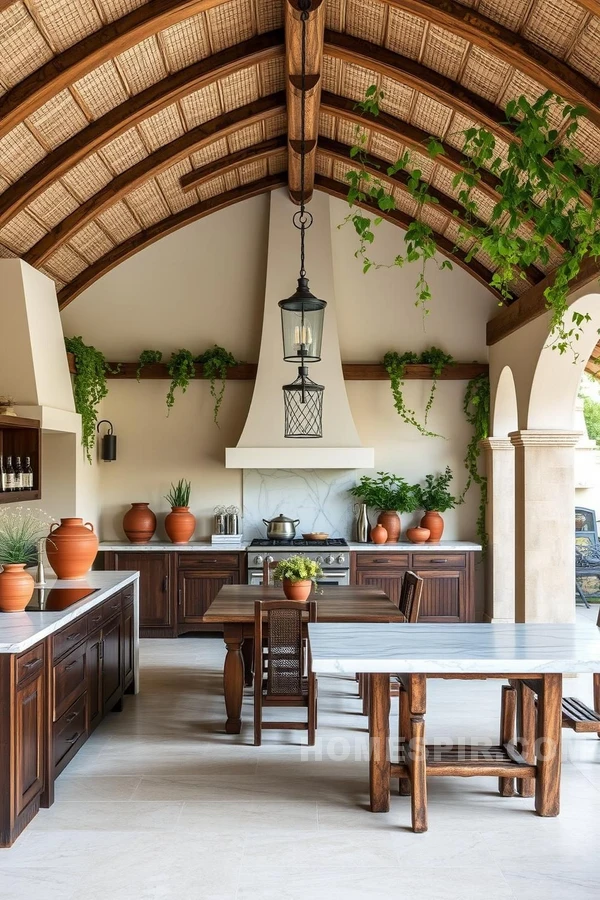 Barrel-Vaulted Ceilings in Mediterranean Design