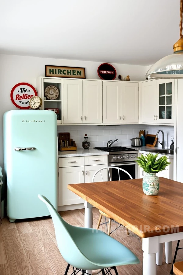 Blend of Vintage and Modern in Cottage Kitchen