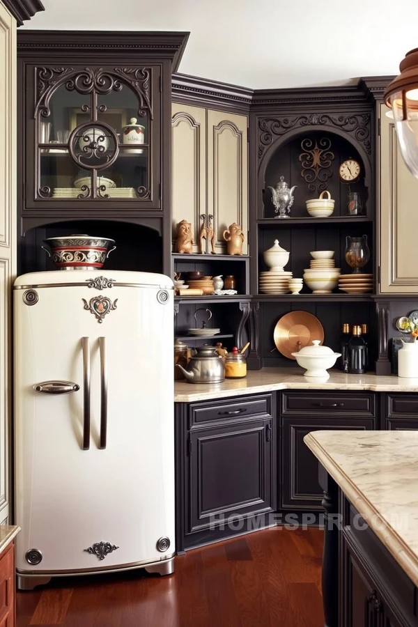 Blending Vintage with Sleek in Victorian Kitchen