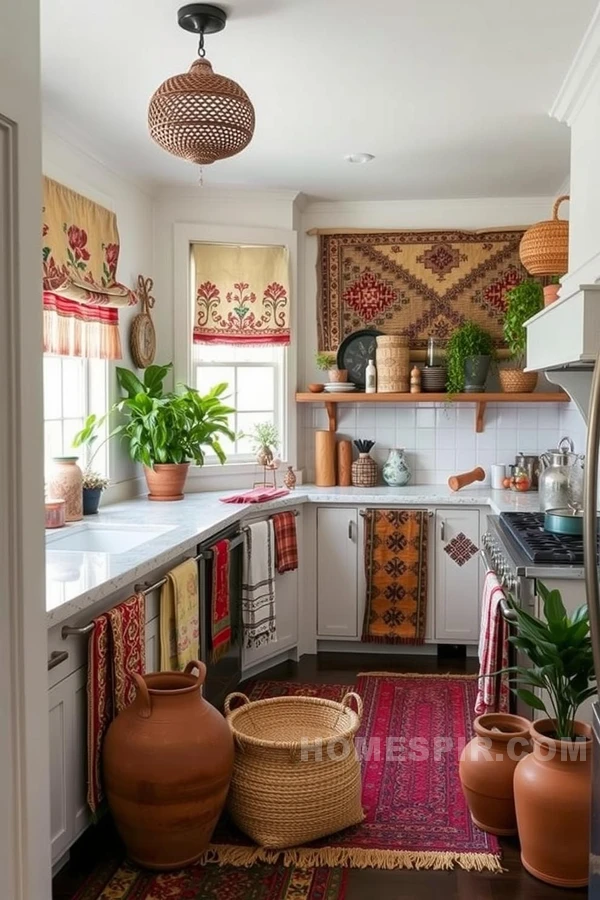 Bohemian Design in Artisan Kitchen