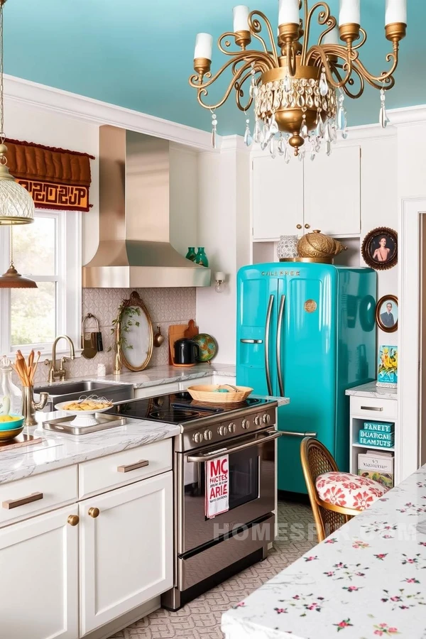 Bold and Colorful Retro Kitchen Ideas