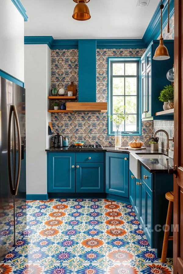 Bold Talavera Tile Vibrancy in Kitchen Design