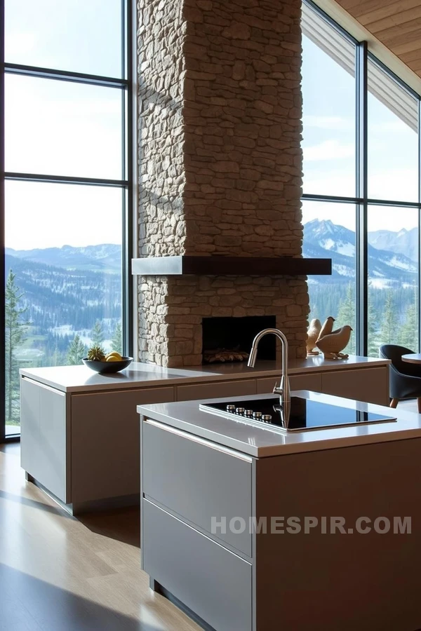 Breathtaking Mountain View Meets Kitchen Style