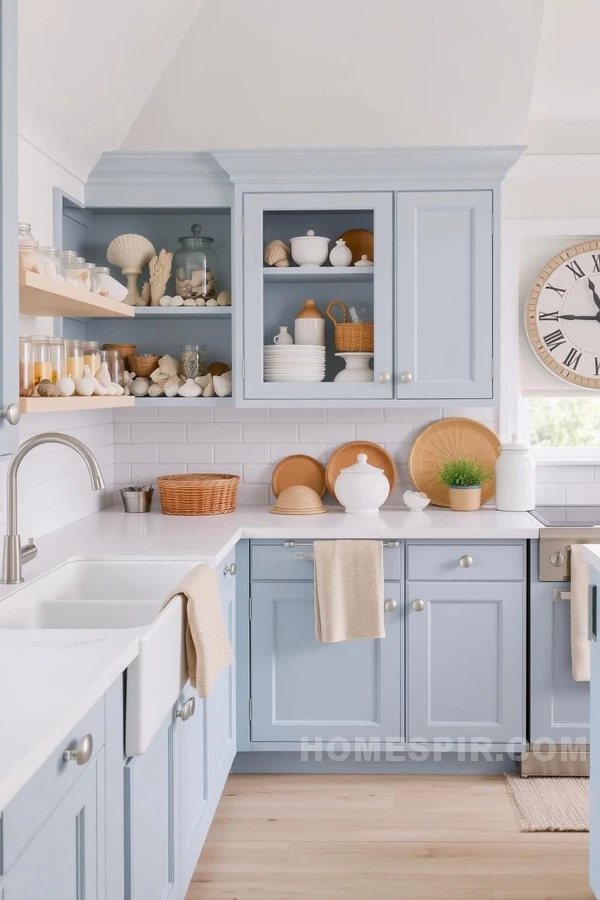 Breezy Scandinavian Kitchen with Nautical Flair