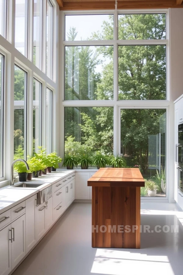 Bright Zen Kitchen with Natural Light