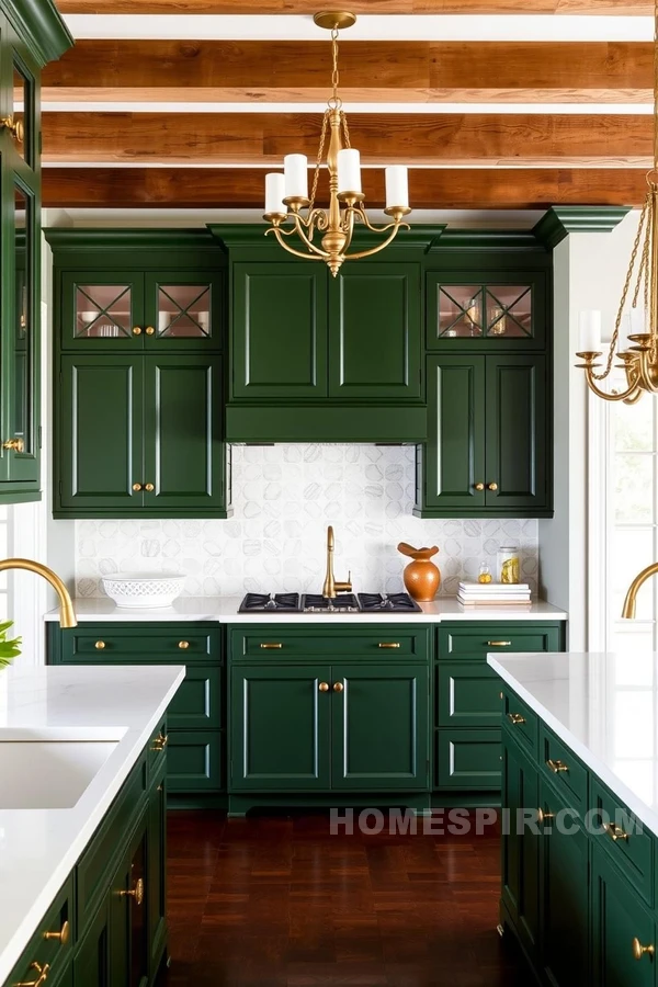 Character and Depth in Bold Colonial Kitchen