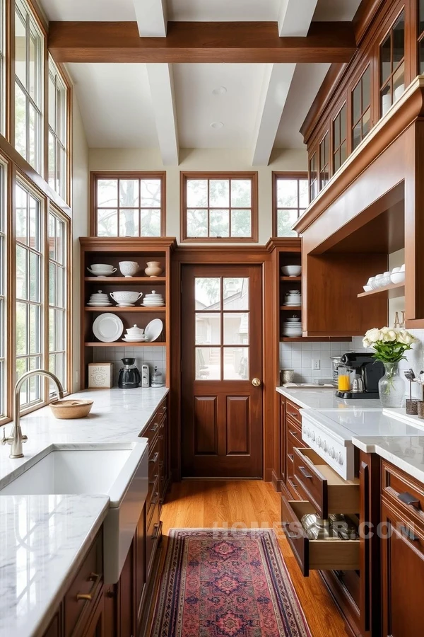 Character-Filled Colonial Kitchen