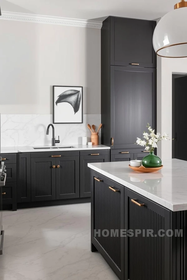 Chic Greyscale Kitchen Design