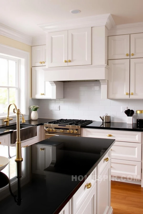 Chic Kitchen with Stainless Steel Appliances