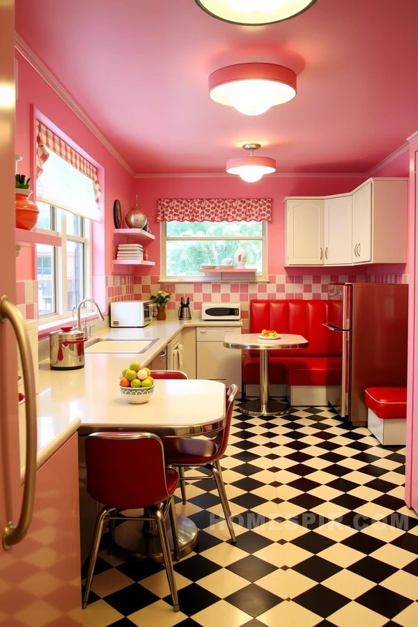 Classic Diner Style Kitchen Booth