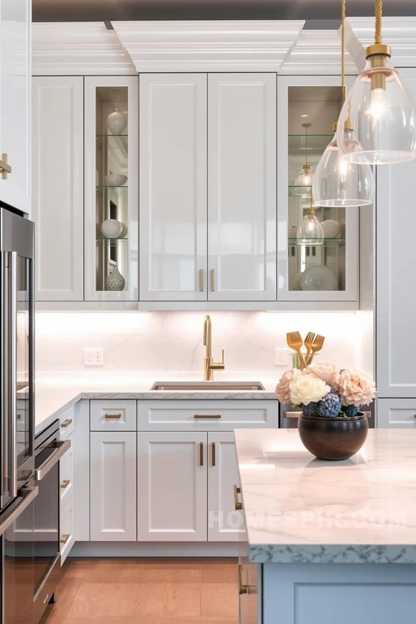 Classic Elegance in Modern Glam Kitchen