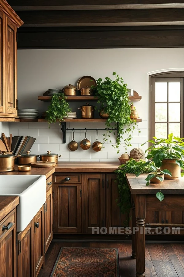 Classic Elegance Rustic Kitchen Decor