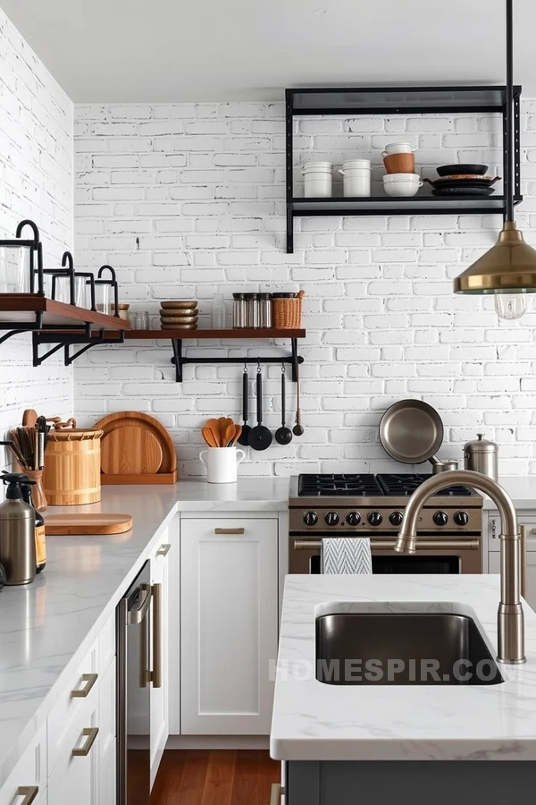 Classic Meets Industrial in Scandinavian Kitchen