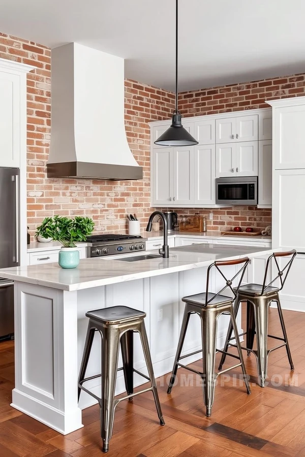 Classic Transitional Kitchen with Industrial Chic Elements