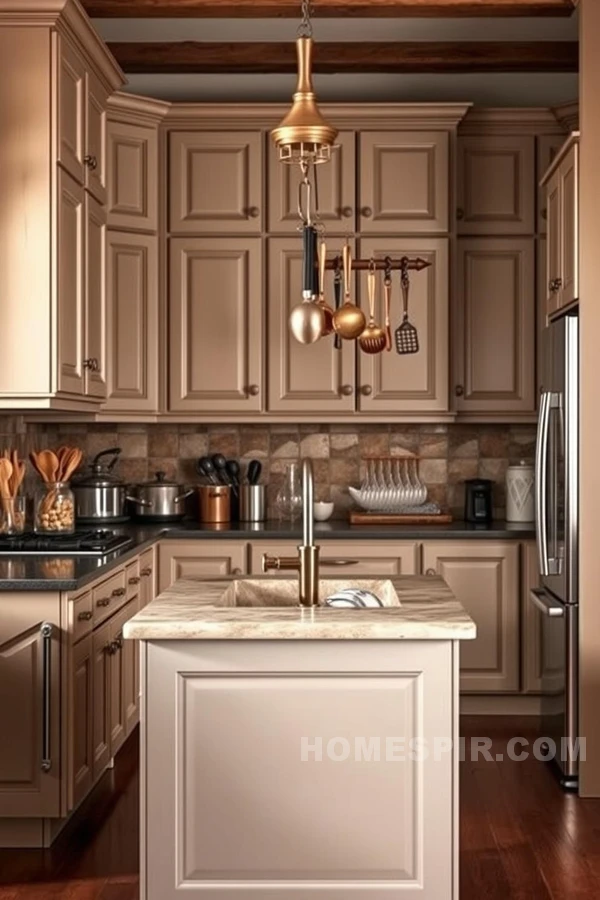 Classic Wooden Cabinets in a Modern Kitchen