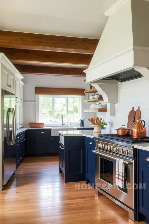 Colonial Kitchen Meets Modern Elegance