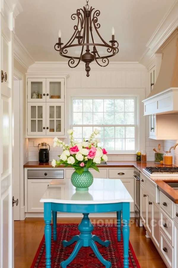 Color Harmony in Colonial Kitchen