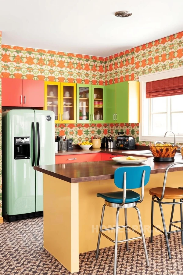 Colorful Retro Cabinetry Ideas