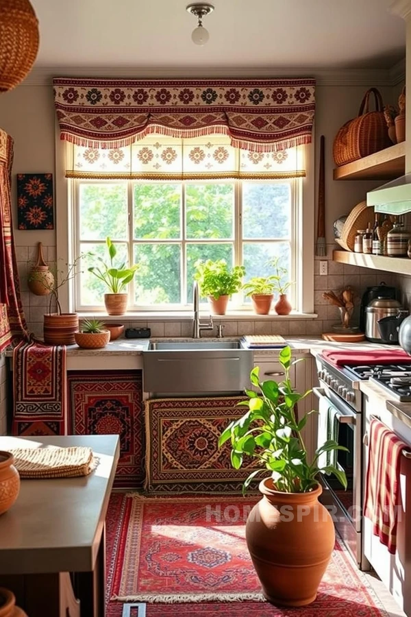 Colorful Rugs and Artisan Accents