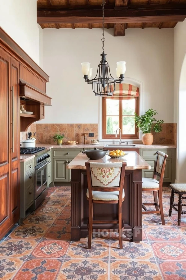 Connecting Indoors to Tuscany with Tiles