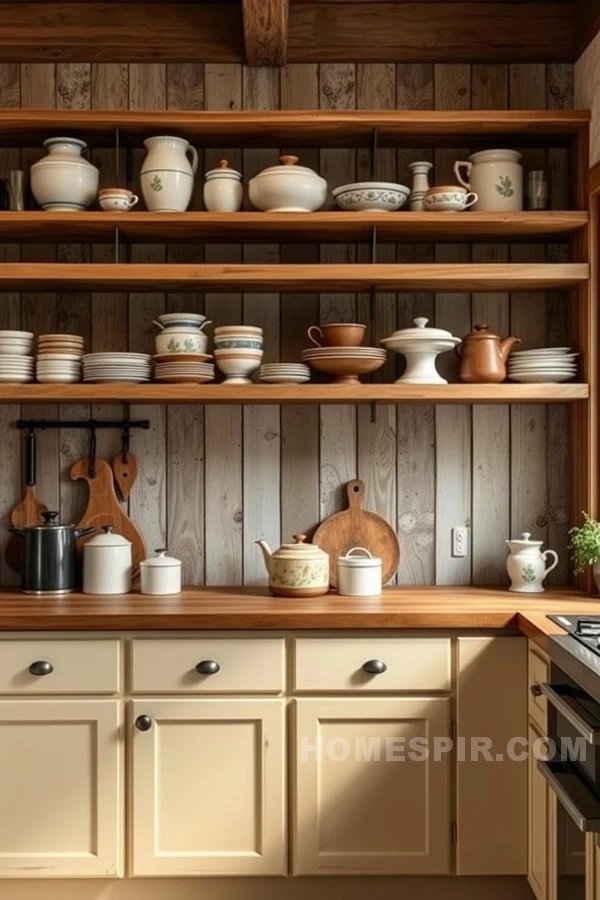 Countryside View Rustic Kitchen Aesthetic