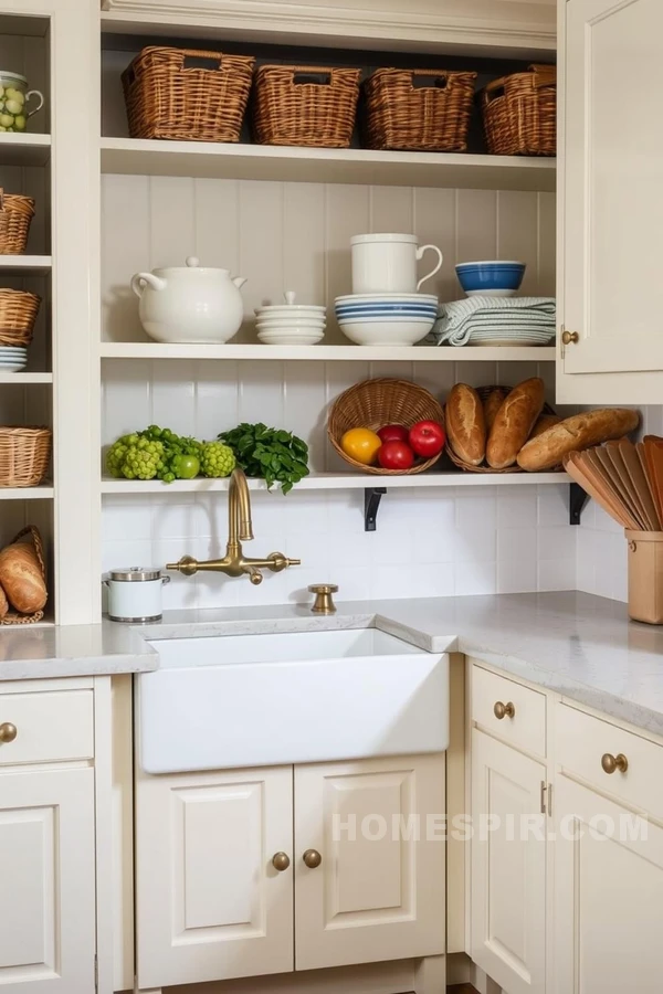 Cozy Country Cottage Kitchen with Inviting Design