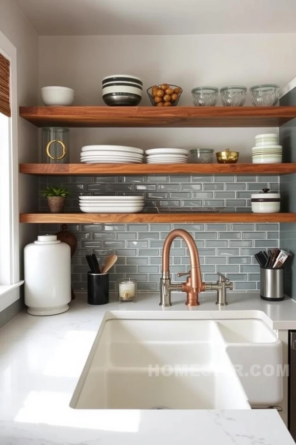 Cozy Kitchen with Farmhouse Sink and Modern Flair