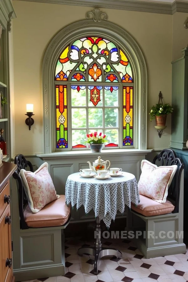 Cozy Victorian Fairytale Kitchen Nook