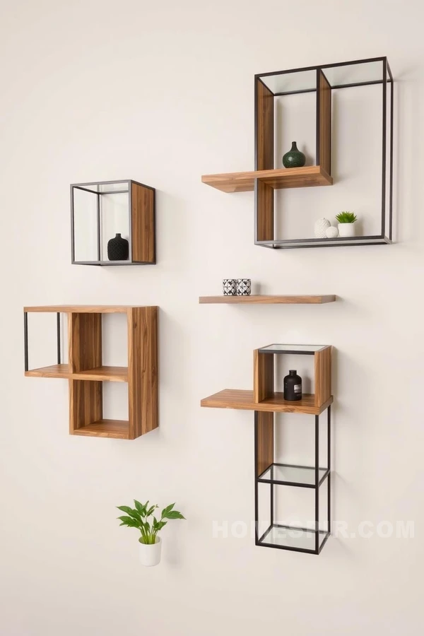 Decorative Geometric Storage Solutions for Kitchens