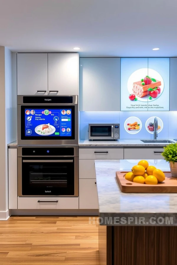 Dynamic Kitchen Screen for Interactive Cooking