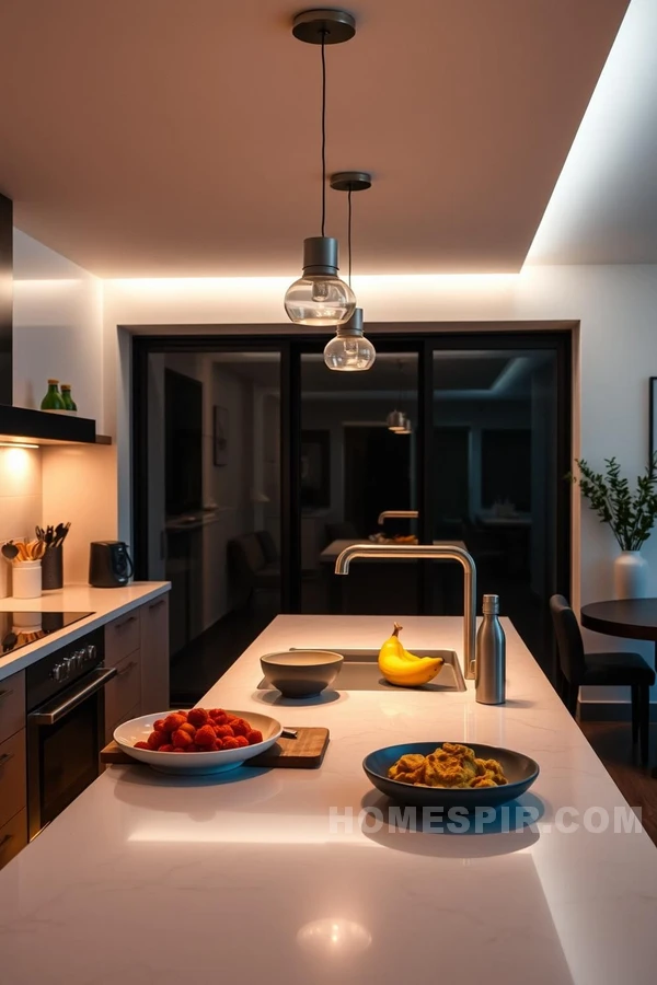 Dynamic Lighting Systems for Modern Kitchen Atmosphere