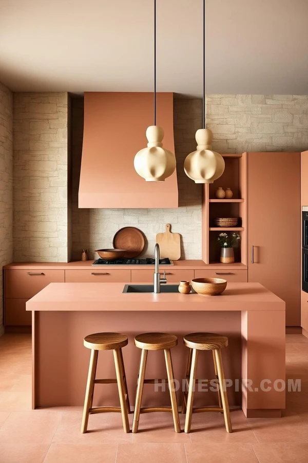 Earth Toned Minimalist Zen Kitchen Inspiration