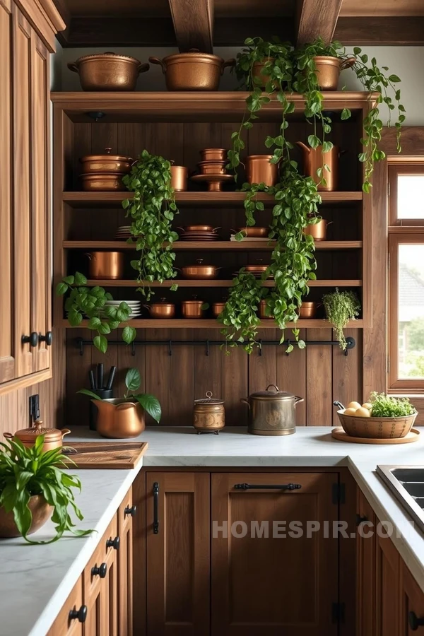 Earthy Ambience in Traditional Kitchen Design