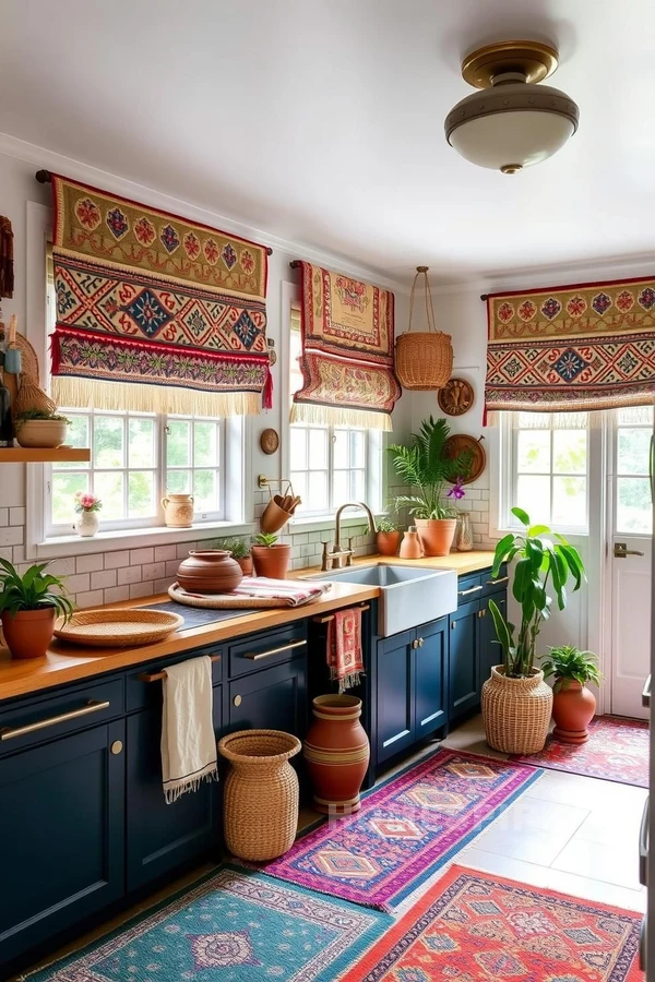 Eclectic Mix in Bohemian Kitchen Vibe